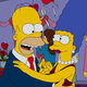 Illustration for article titled Professor Frink solves love in a messy Simpsons valentine